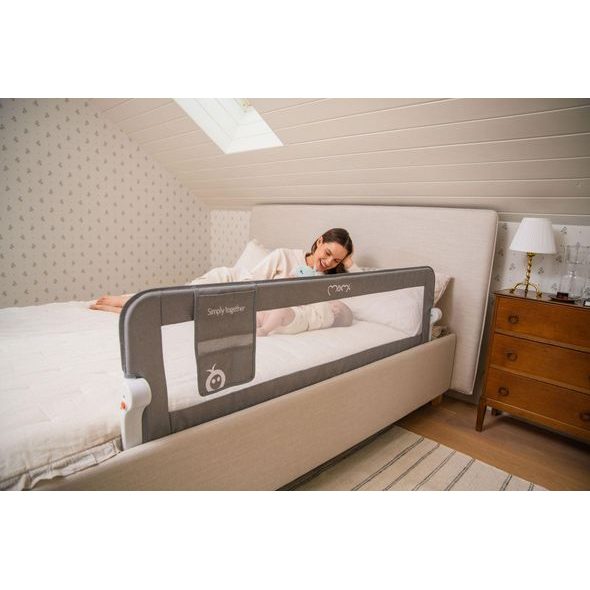 MOMI ZÁBRANA NA POSTEL MOMI LEXI PLUS ŠEDÁ - ZÁBRANY NA POSTEL - SPINKÁNÍ