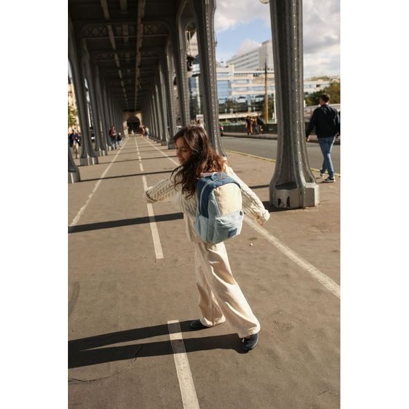 STUDIO NOOS PATCHWORK MIDI BACKPACK BATŮŽEK DENIM - ORGANIZÉRY A KOŠÍKY - KOČÁRKY A PŘÍSLUŠENSTVÍ