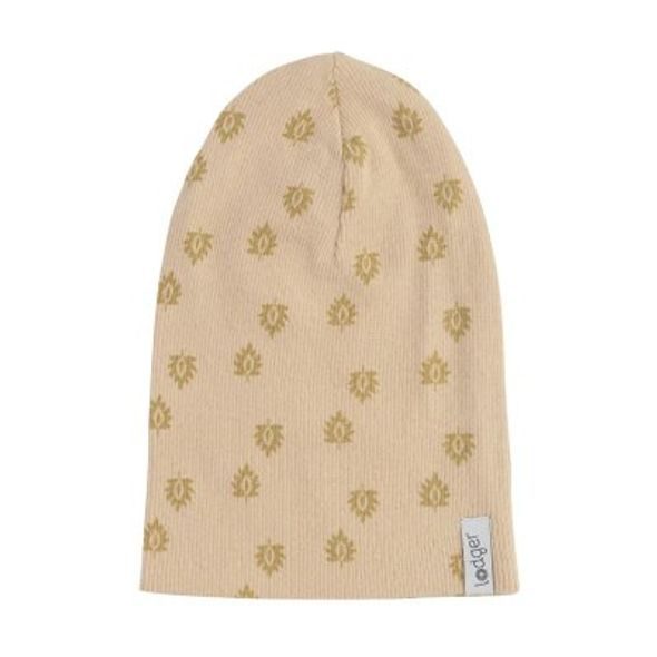 LODGER BEANIE PRINT RIB LINEN 6 - 12 MĚSÍCŮ - ČEPIČKY A KLOBOUČKY - PRO DĚTI