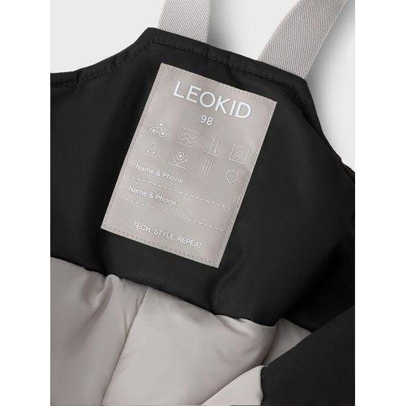 LEOKID ZIMNÍ KALHOTY ONNI BLACK COAL VEL. 104 - KALHOTKY A TEPLÁČKY - PRO DĚTI