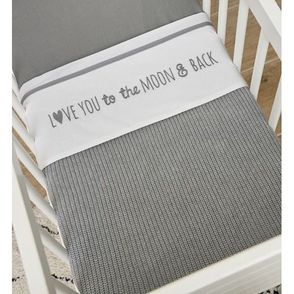 MEYCO DEKA RIB - GREY MELANGE - DĚTSKÉ DEKY PRO MIMINKA - SPINKÁNÍ