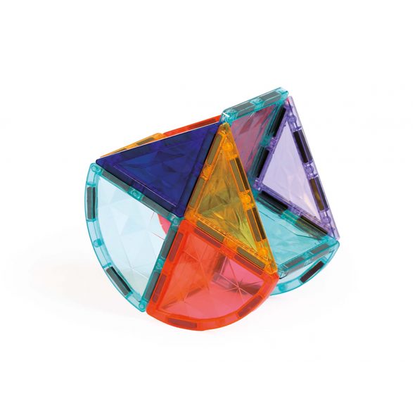 LUDI MAGNETICKÁ STAVEBNICE S AUTY 63 KS - STAVEBNICE A PUZZLE - PRO DĚTI