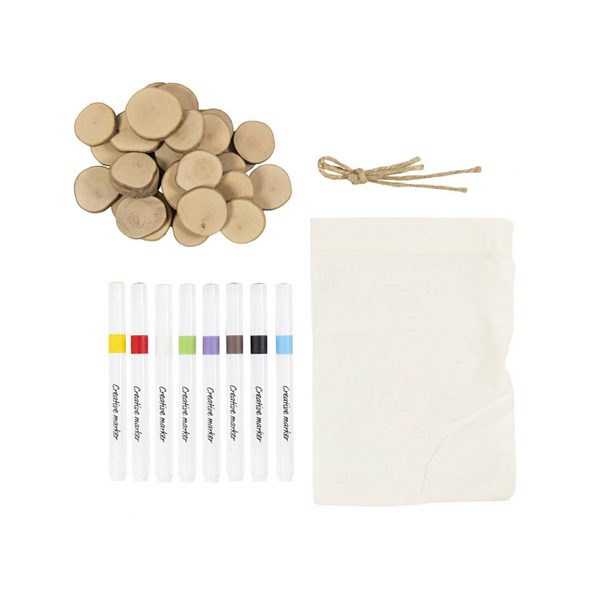 CREATIV COMPANY KREATIVNÍ SADA PEXESO A PIŠKVORKY DŘEVĚNÉ - VÝTVARNÉ POMŮCKY A HRAČKY - PRO DĚTI