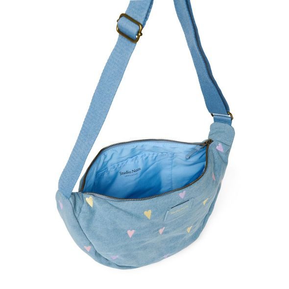 STUDIO NOOS DENIM ADULT FANNY KABELKA | HEARTS LIGHT BLUE HEARTS - DOPLŇKY - PRO MAMINKY