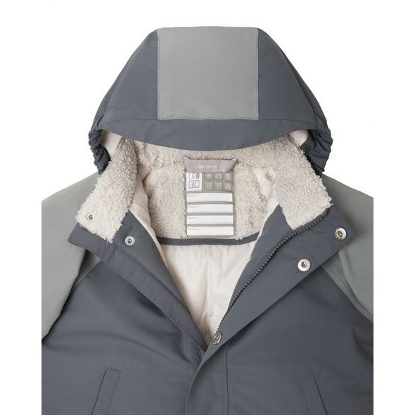 LEOKID ZIMNÍ BUNDA COLOR BLOCK FJORD GRAY VEL. 18 - 24 MĚSÍCŮ (VEL. 86) - BUNDY - PRO DĚTI