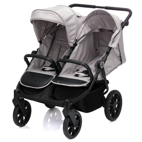 FILLIKID KOČÁREK PRO DVOJČATA DUETTE GREY - KOČÁRKY PRO DVOJČATA - KOČÁRKY A PŘÍSLUŠENSTVÍ