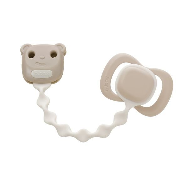 B.BOX SILIKONOVÝ KLIP NA DUDLÍK, 2 KS - BLUSH/VANILLA - ŠIDÍTKA A DOPLŇKY - KRMENÍ