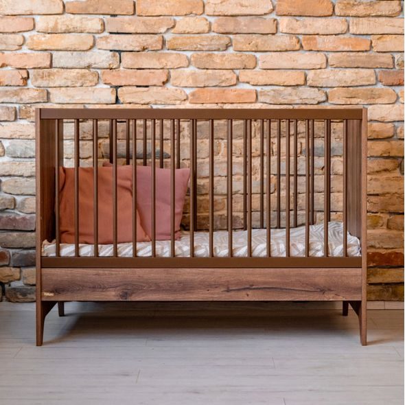 VARIABILNÍ POSTÝLKA FAKTUM NEST WALNUT 70X140 CM - DŘEVĚNÉ POSTÝLKY - SPINKÁNÍ