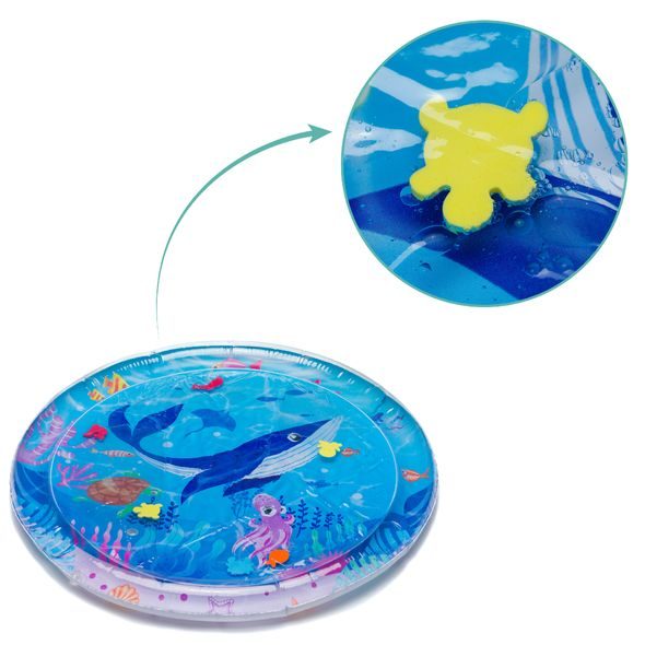 FILLIKID PODLOŽKA VODNÍ KRUHOVÁ OCEAN BLUE Ø95 CM - HRACÍ PODLOŽKY NA ZEM - SPINKÁNÍ