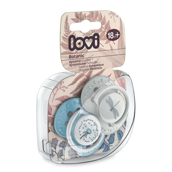 LOVI DUDLÍK SILIKONOVÝ DYNAMICKÝ BOTANIC 18M+ 2KS BOY - ŠIDÍTKA A DOPLŇKY - KRMENÍ