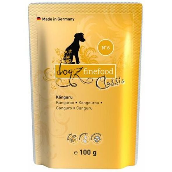 DOGZ FINEFOOD KAPS. DF NO.6 - S KLOKANÍM MASEM 100 G - KAPSIČKY PRO PSY - CHOVATELSKÉ POTŘEBY MALVÍKZOO