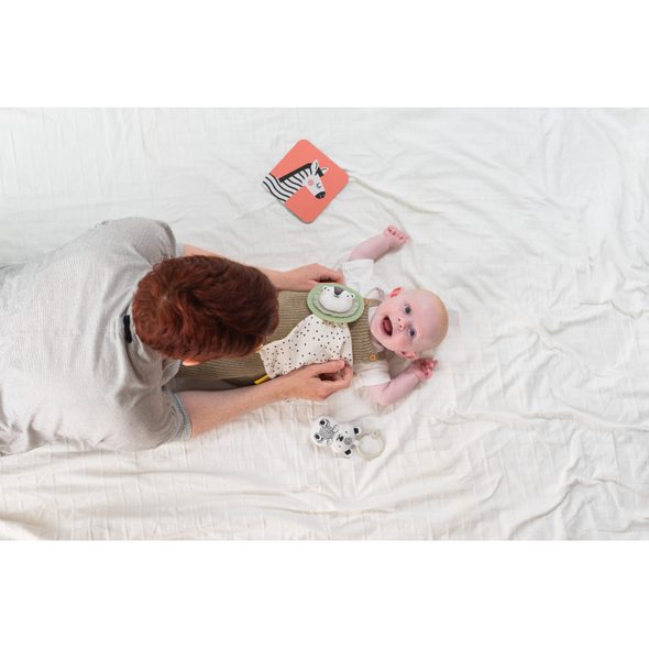 TAF TOYS SADA HRAČEK HELLO BABY - HRA NA BŘÍŠKU - PRO DĚTI