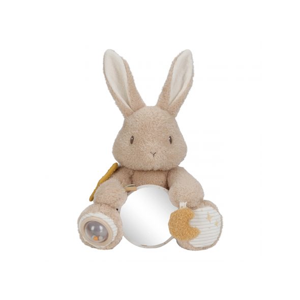 LITTLE DUTCH KRÁLÍČEK PLYŠOVÝ S AKTIVITAMI NEWBORN NATURALS - LITTLE DUTCH - PRO DĚTI