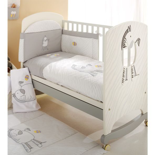 MIBB POSTÝLKA ZEBRA OBLÓ 09 ! - DŘEVĚNÉ POSTÝLKY - SPINKÁNÍ