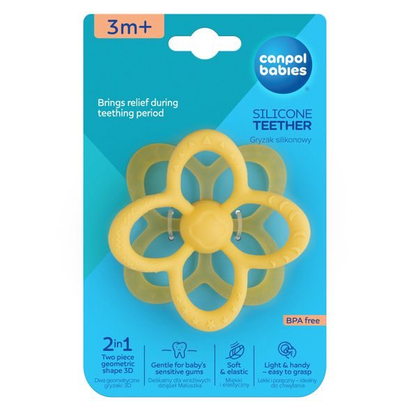 CANPOL BABIES KOUSÁTKO SENZORICKÉ SILIKONOVÉ 2V1 KYTKA - KOUSÁTKA - PRO DĚTI