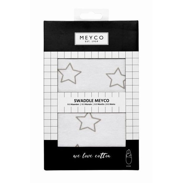 MEYCO ZAVINOVAČKA 0-3 M - STARS GREY - ZAVINOVAČKY - SPINKÁNÍ