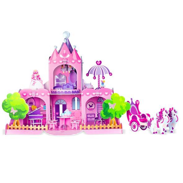 FIESTA CRAFTS 3D PUZZLE - ZÁMEK PRO PRINCEZNU - PUZZLE - PRO DĚTI