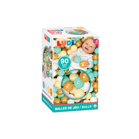 LUDI MÍČKY 90 KS - PUZZLE - PRO DĚTI