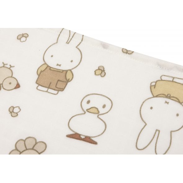 JOLLEIN PLENY 3 KS 70X70 CM MIFFY FAMILY FARM - LÁTKOVÉ PLENY ALL IN ONE - PŘEBALOVÁNÍ