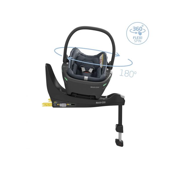 MAXI-COSI CORAL 360 AUTOSEDAČKA ESSENTIAL GRAPHITE + ZÁKLADNA FAMILYFIX 360 PRO - AUTOSEDAČKY 0-13KG - AUTOSEDAČKY A PŘÍSLUŠENSTVÍ