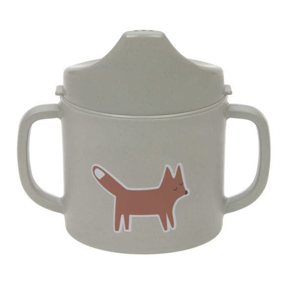 LÄSSIG SIPPY CUP PP/CELLULOSE LITTLE FOREST FOX - DĚTSKÉ HRNEČKY - KRMENÍ