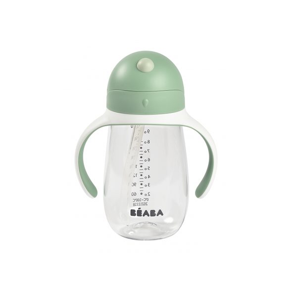 BEABA HRNEK S BRČKEM 300ML SAGE GREEN - DĚTSKÉ HRNEČKY - KRMENÍ