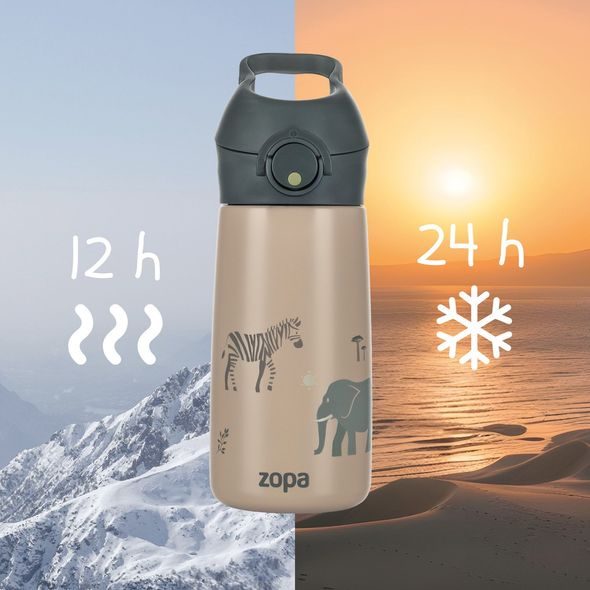 ZOPA TERMOSKA NA PITÍ S PÍTKEM 400 ML - SPORTOVNÍ LAHVE - KRMENÍ