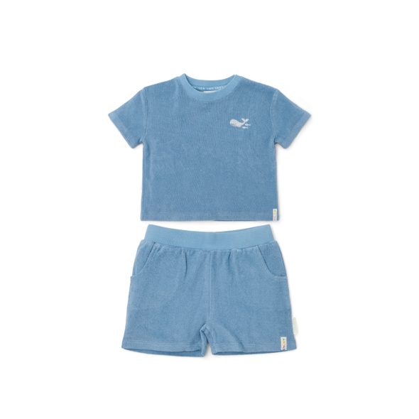 LITTLE DUTCH TRIČKO A KRAŤASY OCEAN SEA LIFE BLUE VEL. 86/92 - SOUPRAVY - PRO DĚTI