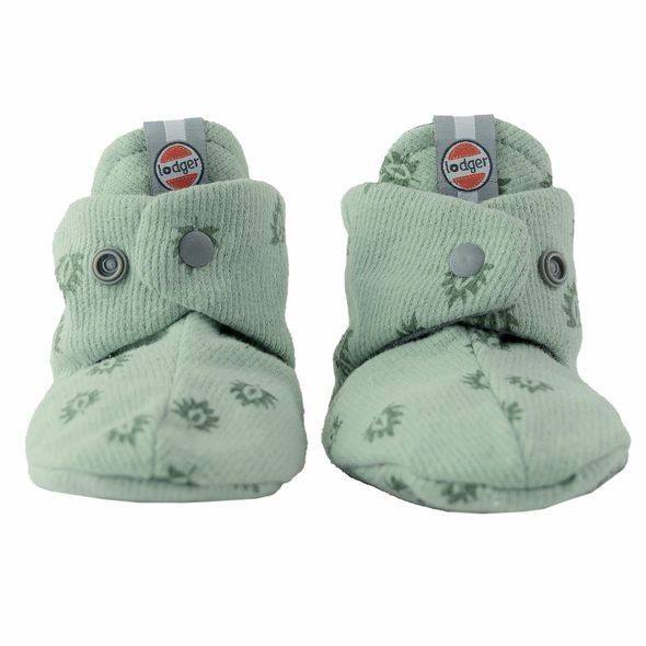 LODGER SLIPPER PRINT RIB SILT GREEN 6 - 12 MĚSÍCŮ - KOJENECKÉ CAPÁČKY - PRO DĚTI