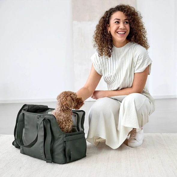 PALOPA PŘEPRAVNÍ TAŠKA WEDA DARK OLIVE - PRO MAZLÍČKY - NOŠENÍ & SPORT