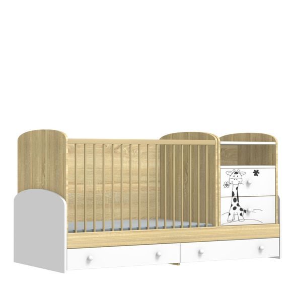 FAKTUM MIA POPUP KOMBI POSTÝLKA 70X120 CM - DŘEVĚNÉ POSTÝLKY - SPINKÁNÍ