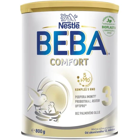 BEBA COMFORT 3 5HMO 800G - KOJENECKÁ MLÉKA - KRMENÍ