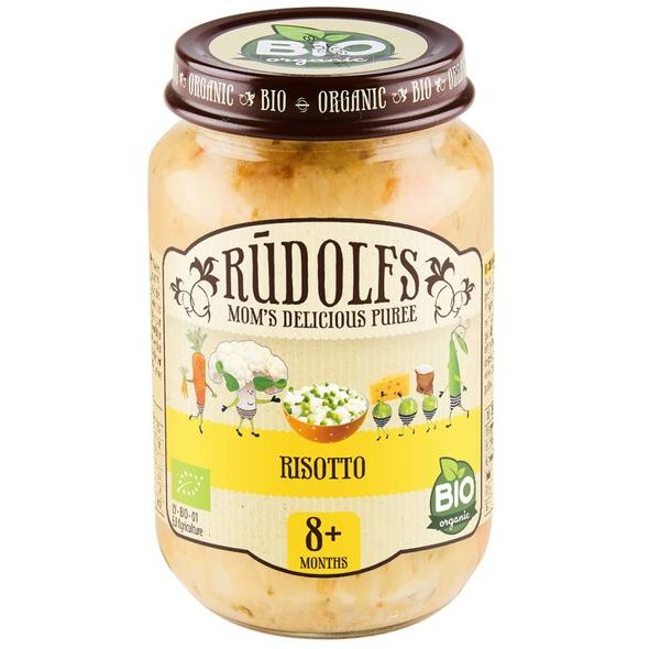 RUDOLFS BIO RIZOTO 190 G (OD 8 MĚSÍCŮ) - MASO/ZELENINA - KRMENÍ