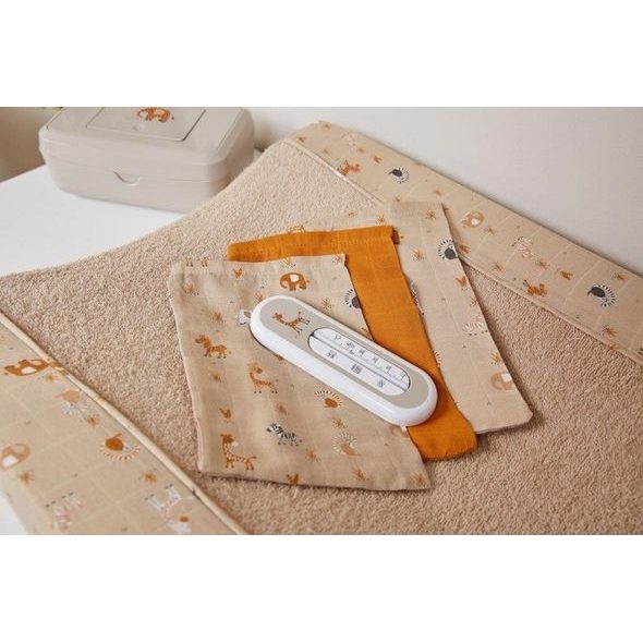 BEBE-JOU PŘEBALOVACÍ PODLOŽKA TŘÍSTRANNÁ BÉBÉ-JOU CHALK BROWN,72X77CM - PŘEBALOVACÍ PODLOŽKY - PŘEBALOVÁNÍ