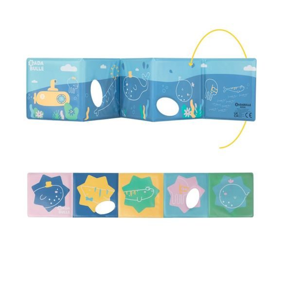 BADABULLE KNÍŽKA DO VODY + 20KS PUZZLE - HRAČKY DO VANY - PRO DĚTI