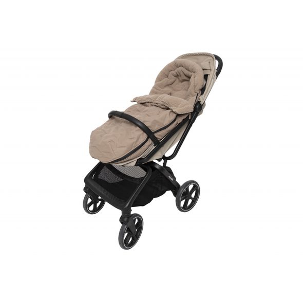 JOLLEIN FUSAK DO KOČÁRKU EMBOSSED MILKY COFFEE - FUSAKY DO KOČÁRKU - KOČÁRKY A PŘÍSLUŠENSTVÍ