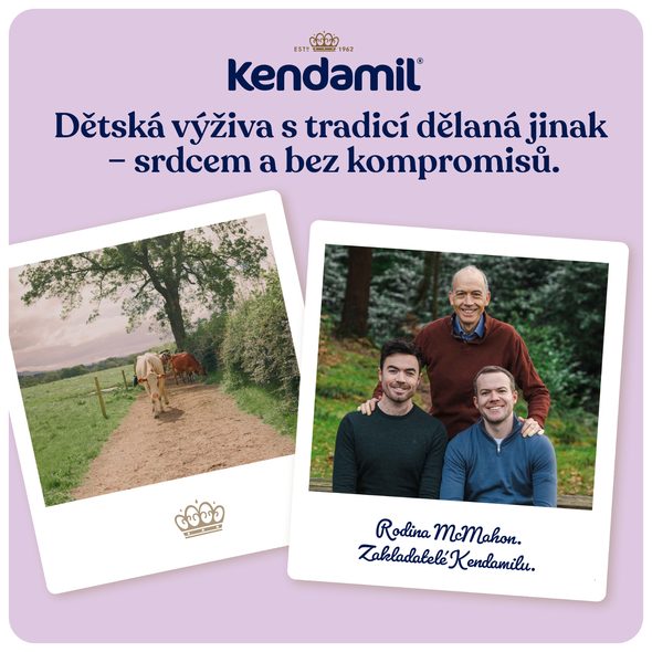 KENDAMIL PREMIUM 3 (600 G) - KOJENECKÁ MLÉKA - KRMENÍ