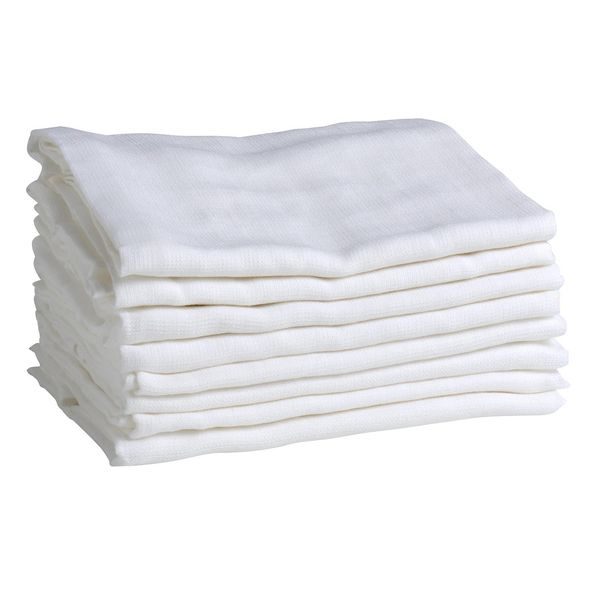 MININOR MUŠELÍNOVÉ ORGANICKÉ PLENKY WHITE 8 KS - LÁTKOVÉ PLENY ALL IN ONE - PŘEBALOVÁNÍ