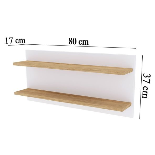 POLIČKA NA STĚNU FAKTUM LUMINA WHITE - DEKORACE A POLIČKY - SPINKÁNÍ