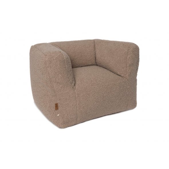 JOLLEIN KŘESLO DĚTSKÉ BEANBAG TEDDY WARM SAND - KŘESÍLKA - SPINKÁNÍ