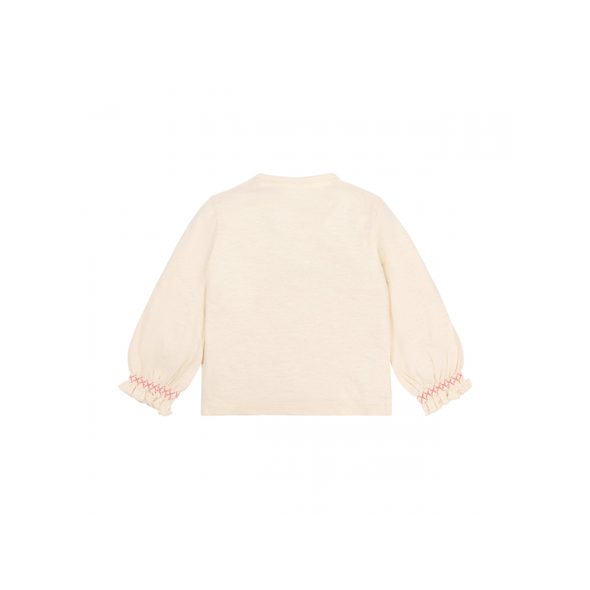 LITTLE DUTCH TRIKO DLOUHÝ RUKÁV VANILLA VEL. 80 - TRIČKA KRÁTKÝ / DLOUHÝ RUKÁV - PRO DĚTI