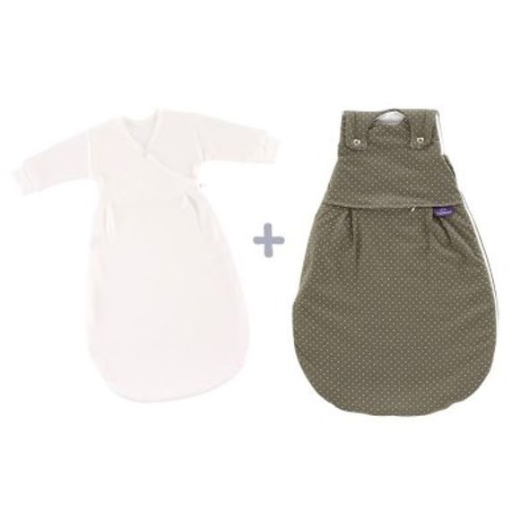 TRÄUMELAND SPACÍ PYTEL LIEBMICH 3DÍLNÝ SET PÜNKTCHEN OLIV 56/62 - SPACÍ PYTLE - SPINKÁNÍ