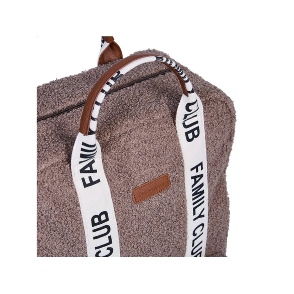 CHILDHOME PŘEBALOVACÍ BATOH FAMILY CLUB SIGNATURE TEDDY SOFT BROWN - PŘEBALOVACÍ BATOHY - KOČÁRKY A PŘÍSLUŠENSTVÍ
