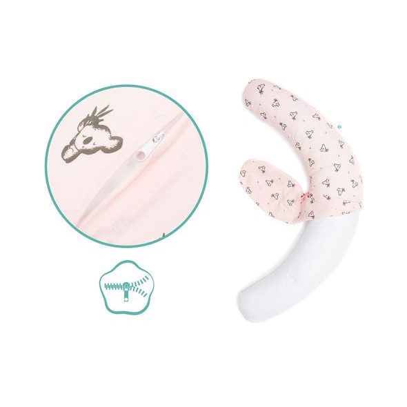 FILLIKID KOJÍCÍ POLŠTÁŘ LUXE KOALA ROSE 190 CM - KOJÍCÍ POLŠTÁŘE - KRMENÍ