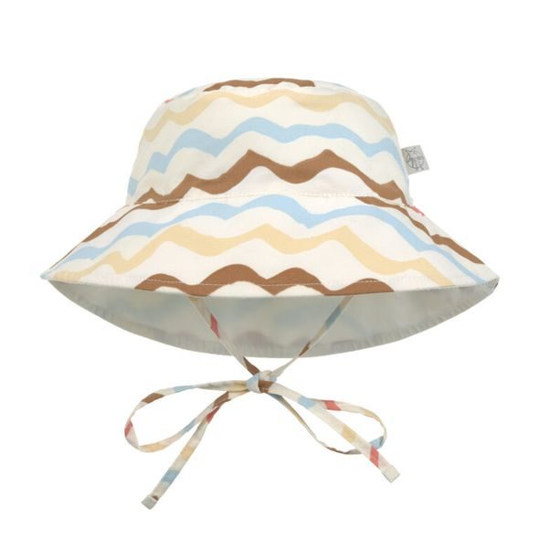 LÄSSIG SPLASH SUN PROTECTION BUCKET HAT WAVES SEA SALT 19-36 MO. - ČEPIČKY A KLOBOUČKY - PRO DĚTI
