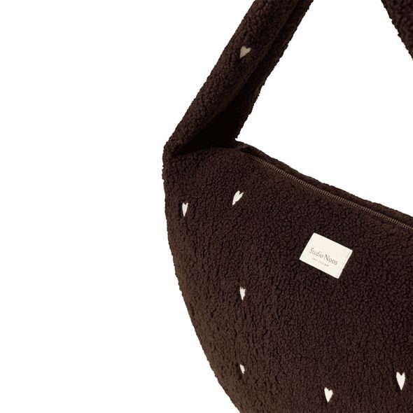STUDIO NOOS TEDDY CROSS BODY BAG CHOCOLATE HEARTS - DOPLŇKY - PRO MAMINKY
