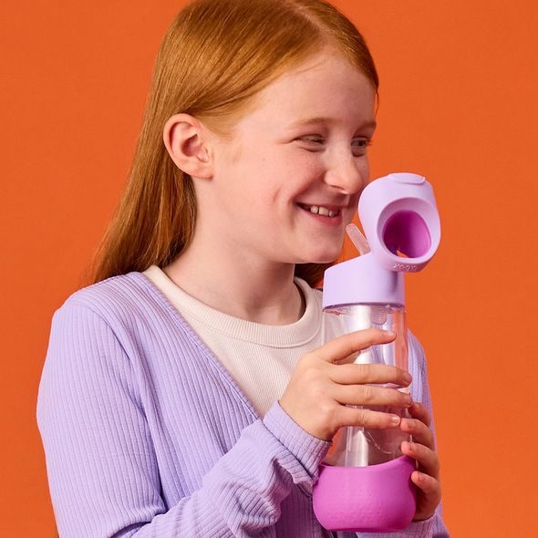 B.BOX LAHEV NA PITÍ S BRČKEM 600 ML - SUGAR PLUM - SPORTOVNÍ LAHVE - KRMENÍ