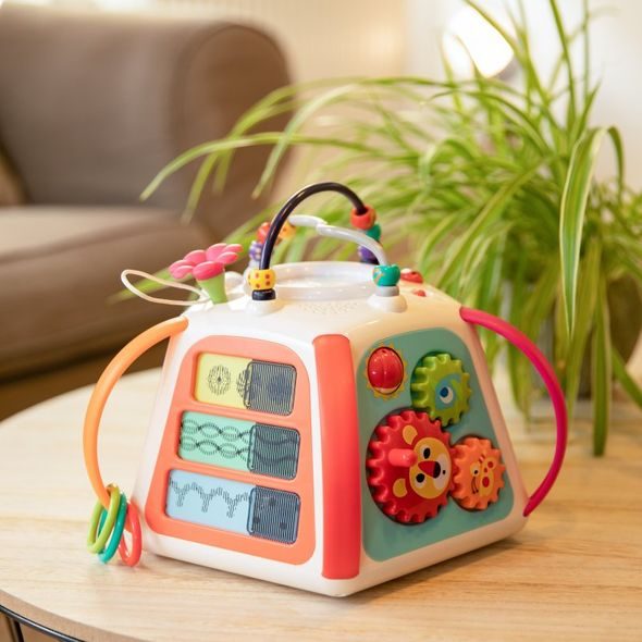 BO JUNGLE MULTIFUNKČNÍ PYRAMIDA B-ACTIVITY JUNGLE - AKTIVNÍ HRAČKY - PRO DĚTI