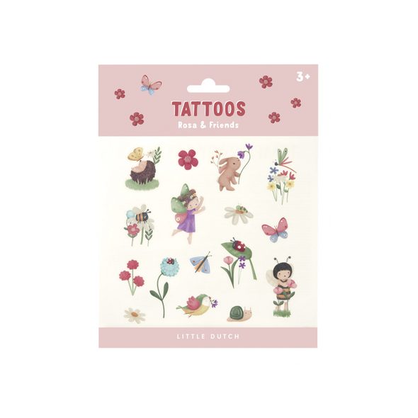 LITTLE DUTCH DĚTSKÉ TETOVÁNÍ ROSA & FRIENDS - SALÓNY KRÁSY - PRO DĚTI