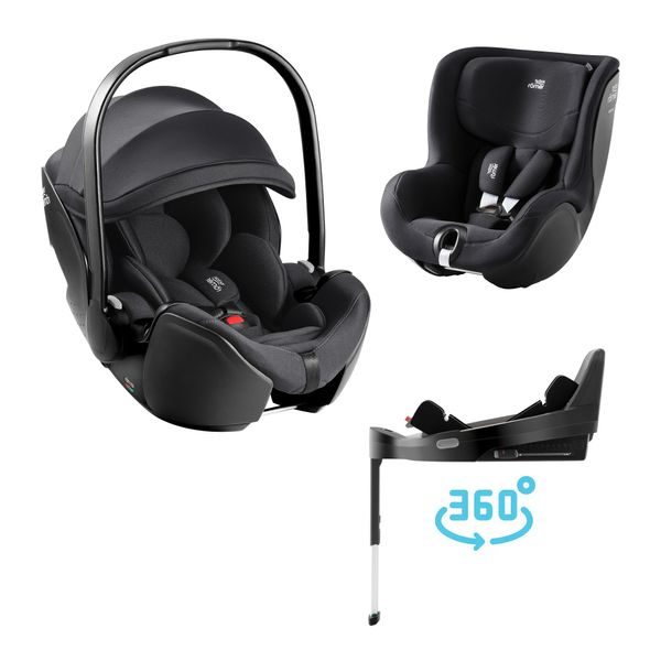BRITAX RÖMER AUTOSEDAČKA SET BABY-SAFE PRO + VARIO BASE 5Z + AUTOSEDAČKA DUALFIX 5Z CLASSIC - AUTOSEDAČKY 0-13KG - AUTOSEDAČKY A PŘÍSLUŠENSTVÍ